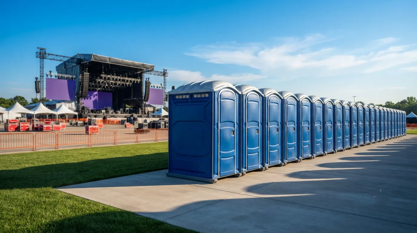 Concert Restroom Rental in Fayetteville, AR