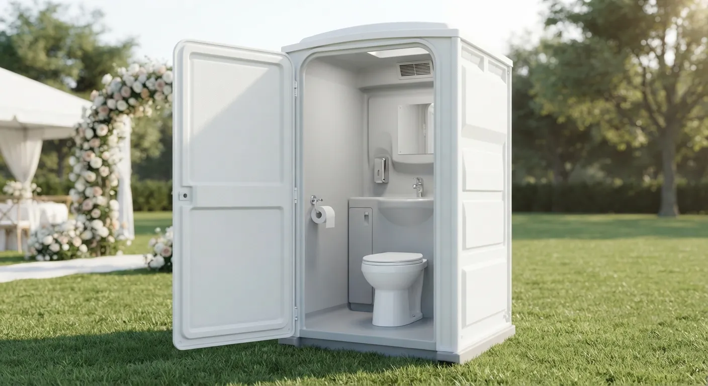 Deluxe Flushable Porta Potty in Fayetteville, AR
