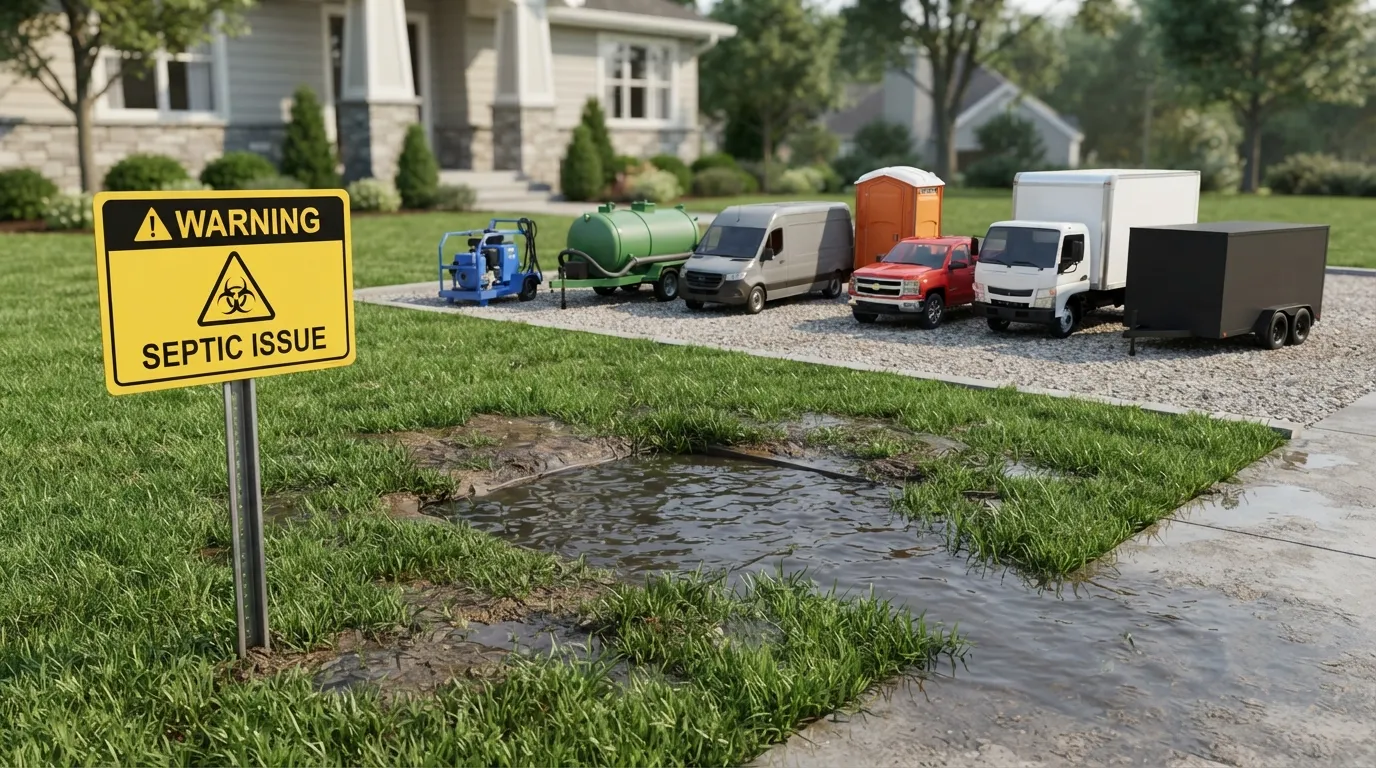 Septic Tank Warning Signs in Fayetteville, AR